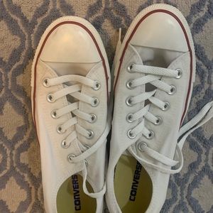 Chuck Taylor Converse All Star White Sneakers W9